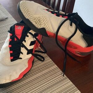 Men’s Adidas Black, White, and Red Adituff tennis  Shoes size 10.5